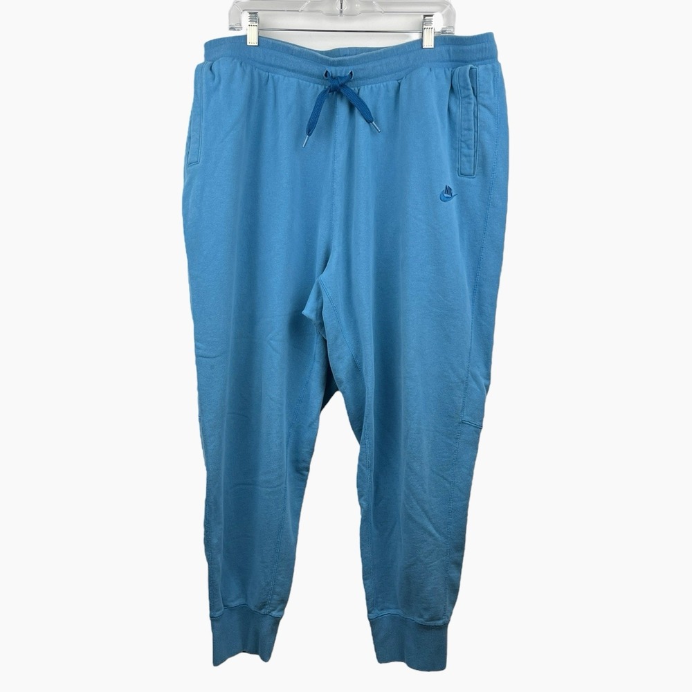 Nike Sportswear Classic Fleece Pants Size 3XL‎ Joggers Blue DA0019-469
